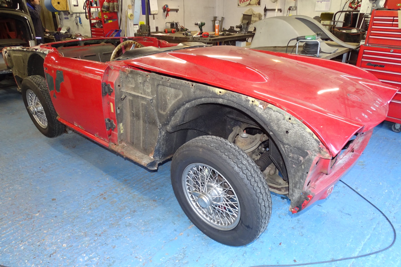 Triumph TR4a - Click to view restoration