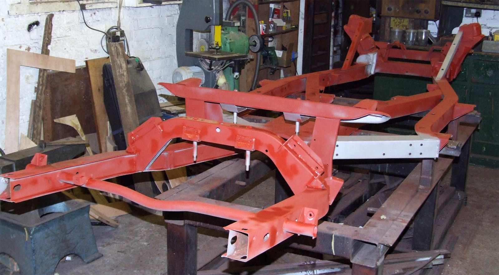 Chassis Restoration on Jig